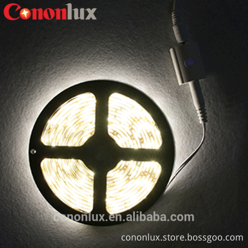 DC12V 4.8w 60leds 3000k 4000k 6000k diammable flexible led touch sensor strip